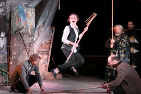 Performance "Pentecost" in the ancient church of the village of Demnya