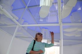 Installation "You go into politics not alone" near the Verkhovna Rada