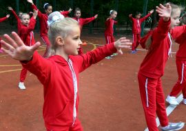 Pupils of the boarding school"Cadet Corps"