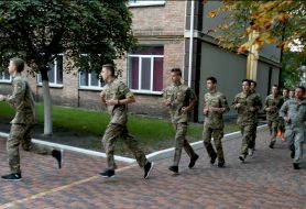 Pupils of the boarding school"Cadet Corps"