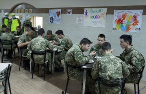 Pupils of the boarding school"Cadet Corps"