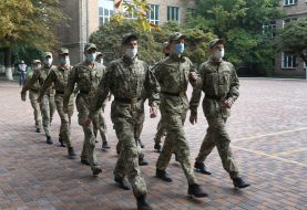 Pupils of the boarding school"Cadet Corps"
