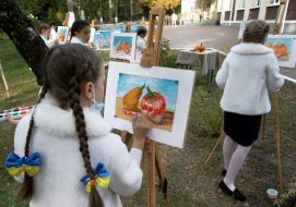 Pupils of the boarding school"Cadet Corps"