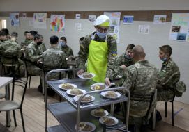 Pupils of the boarding school"Cadet Corps"