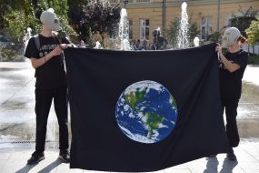Action-performance of eco-activists for the global Climate Strike in Lviv