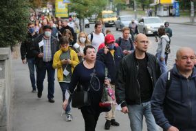 March in memory of the anniversary of the shootings in Babyn Yar