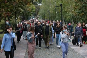 March in memory of the anniversary of the shootings in Babyn Yar