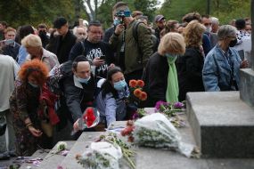 March in memory of the anniversary of the shootings in Babyn Yar