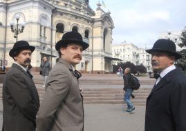 Participants of the performance "Promenade with Ivan Franko"