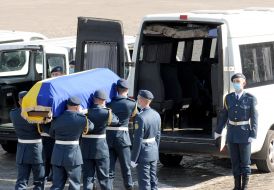 Farewell ceremony for the victims of the An-26 disaster