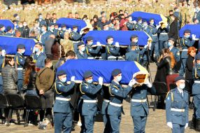 Farewell ceremony for the victims of the An-26 disaster