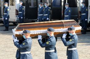 Farewell ceremony for the victims of the An-26 disaster