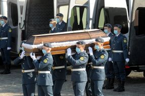 Farewell ceremony for the victims of the An-26 disaster