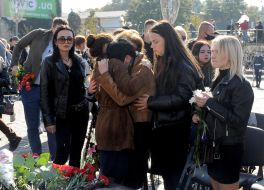 Farewell ceremony for the victims of the An-26 disaster