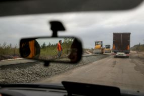 Road repair in Zhytomyr region