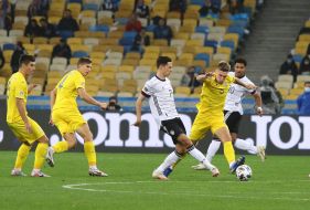 Football. League of Nations. The national team of Ukraine is the national team of Germany
