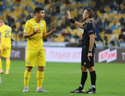 Football. League of Nations. The national team of Ukraine is the national team of Germany