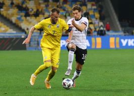 Football. League of Nations. The national team of Ukraine is the national team of Germany