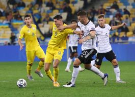 Football. League of Nations. The national team of Ukraine is the national team of Germany