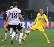 Football. League of Nations. The national team of Ukraine is the national team of Germany