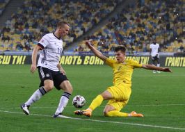Football. League of Nations. The national team of Ukraine is the national team of Germany