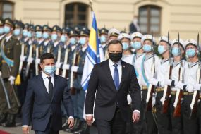 Vladimir Zelensky and Andrzej Duda