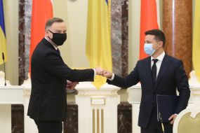 Andrzej Duda nd Vladimir Zelensky