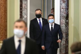 Andrzej Duda nd Vladimir Zelensky