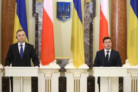 Andrzej Duda nd Vladimir Zelensky