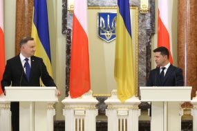 Andrzej Duda nd Vladimir Zelensky