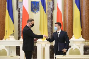 Andrzej Duda nd Vladimir Zelensky