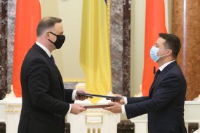 Andrzej Duda nd Vladimir Zelensky