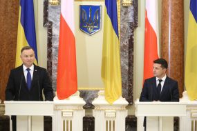 Andrzej Duda nd Vladimir Zelensky