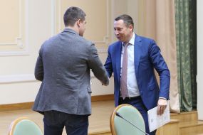 Mykhaylo Fedorov and Kyrylo Shevchenko