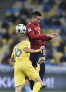 Football. League of Nations. The national team of Ukraine is the national team of Spain