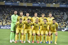 Football. League of Nations. The national team of Ukraine is the national team of Spain
