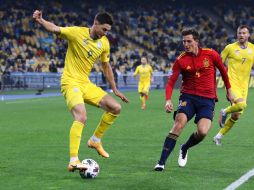 Football. League of Nations. The national team of Ukraine is the national team of Spain