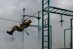 Participant of sports competitions dedicated to the Day of Defender of Ukraine