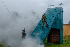 Participant of sports competitions dedicated to the Day of Defender of Ukraine