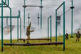 Participant of sports competitions dedicated to the Day of Defender of Ukraine