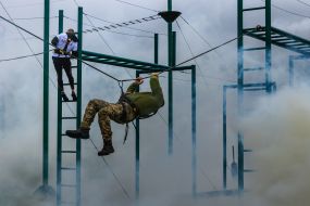 Participant of sports competitions dedicated to the Day of Defender of Ukraine