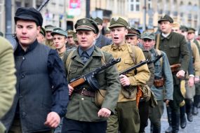March of Glory of the Ukrainian Insurgent Army in Lviv