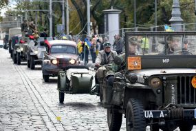 March of Glory of the Ukrainian Insurgent Army in Lviv