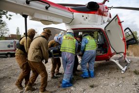 Providing medical care to a conditionally injured person