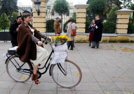 Участница осеннего "Ретро круиза"