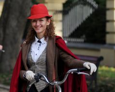 Участница осеннего "Ретро круиза"