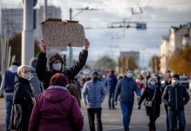 "Partisan March" in Minsk