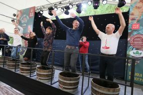 Cheese and wine festival in Lviv