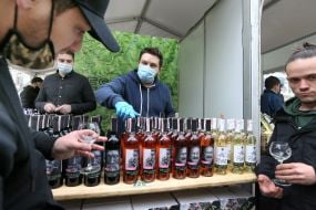 Cheese and wine festival in Lviv