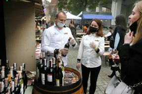 Cheese and wine festival in Lviv
